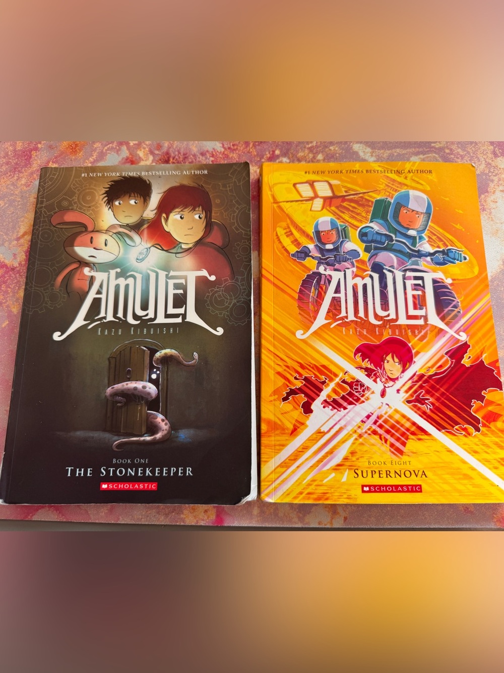 Amulet Books One & Eight - NY Times Bestseller